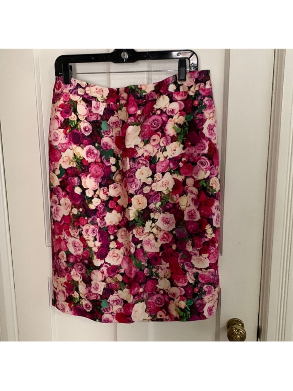 kate spade Rose Garden Floral Pencil Skirt in Pink and Cream